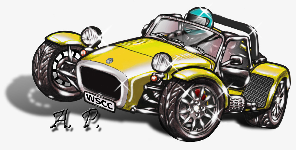 This is an Excellent drawing of a Caterham kindly donated by Andie